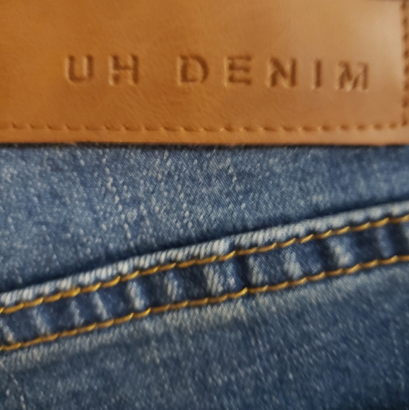 Urban Heritage UH Denim Dark Faded Distressed Ripped Jeans Woman Size 28 NWOT - Picture 10 of 15